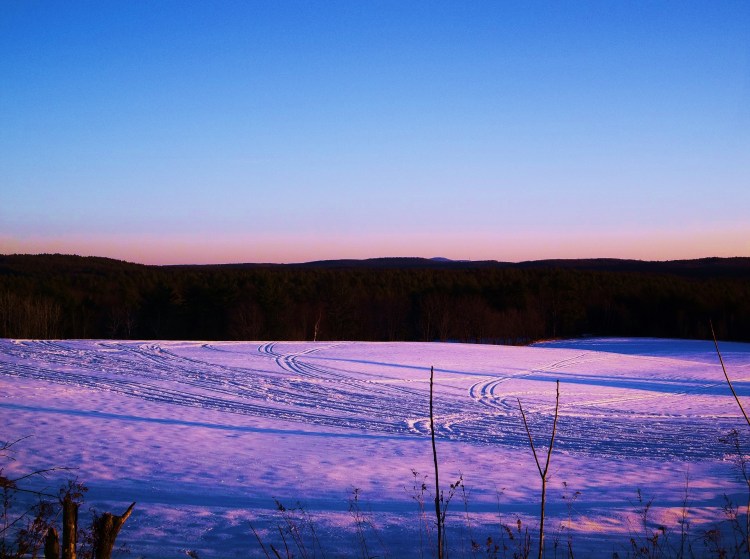Winchendon MA Sunset at Captain's Farm