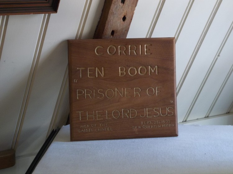 Corrie Ten Boom was taken prisoner by the Nazi's for hiding Jews in her home.