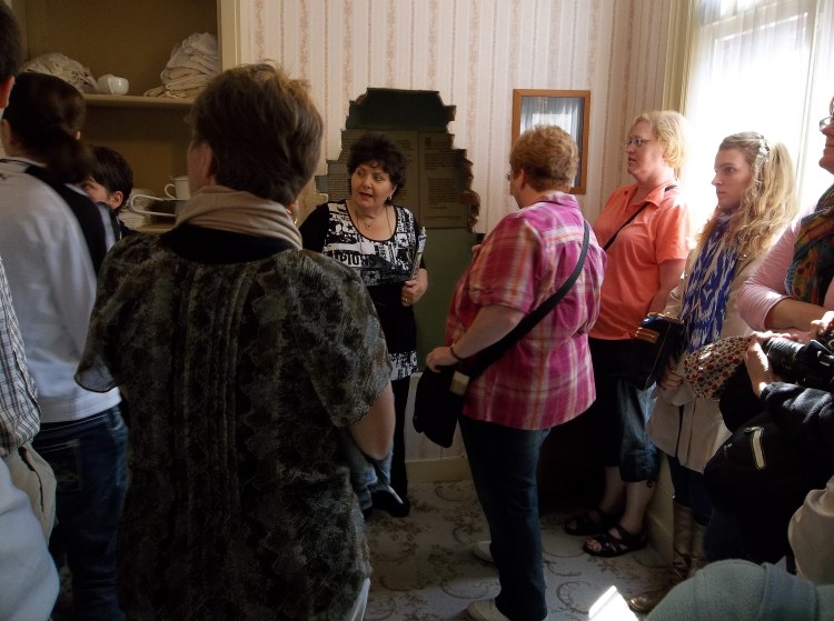 The Hiding Place (cut out in the back wall)