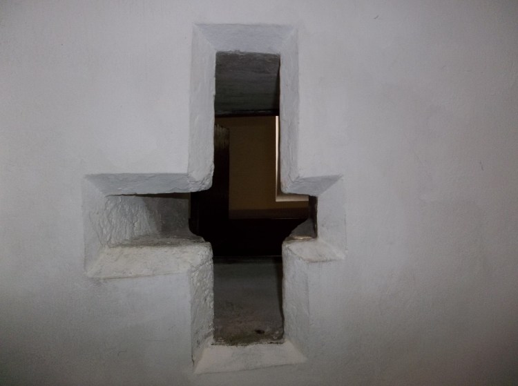 The Cross Cut Out at St. Bavo's