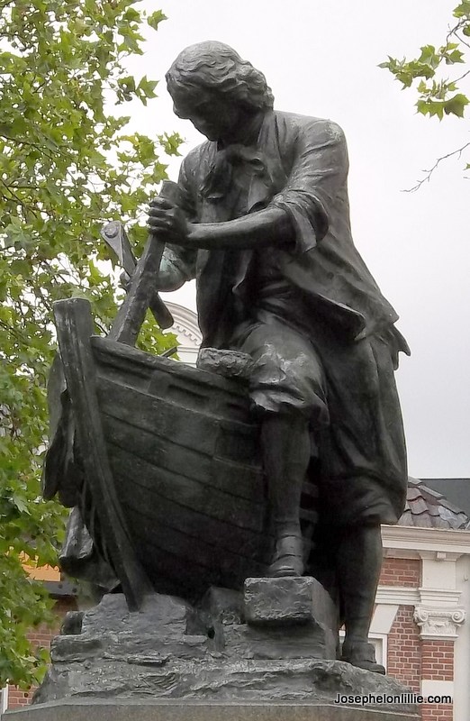 Statue of Peter the Great in Zaandam, North Holland