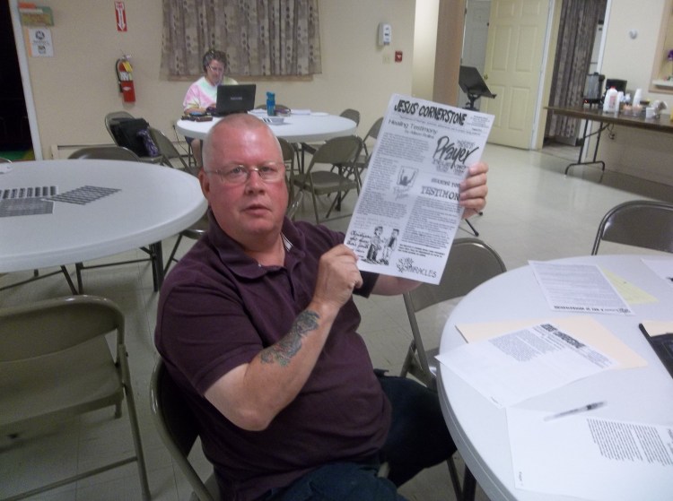 To that end we have started a testimonial newsletter of how God is working in people's lives