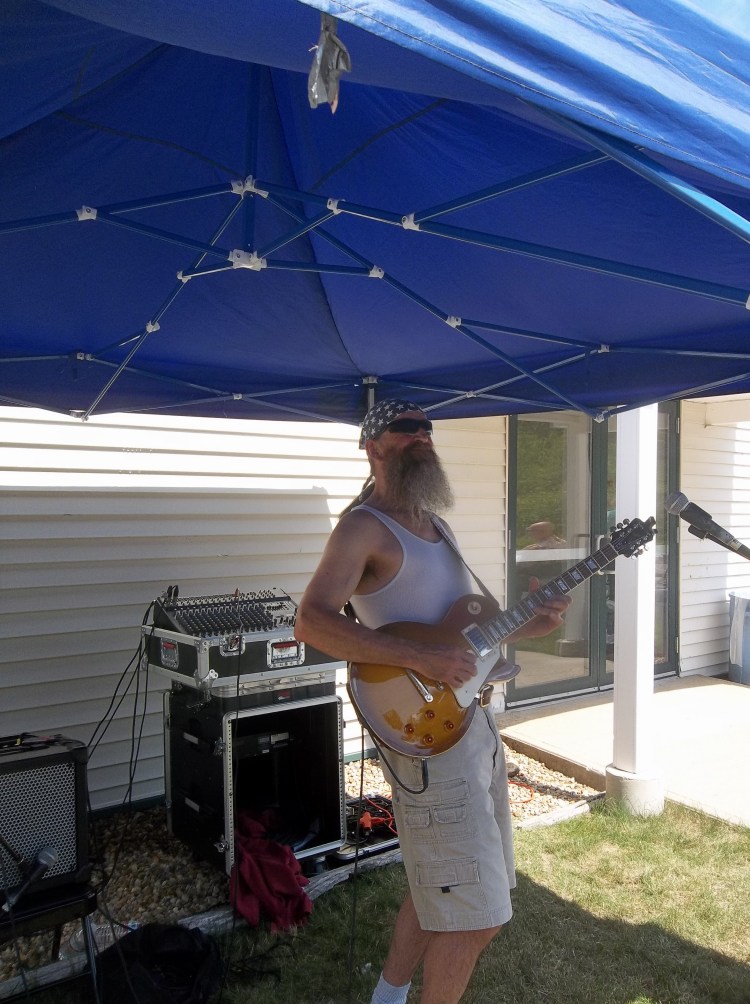 Clayton Phelps lent his guitar to the Special Touch cause as well!