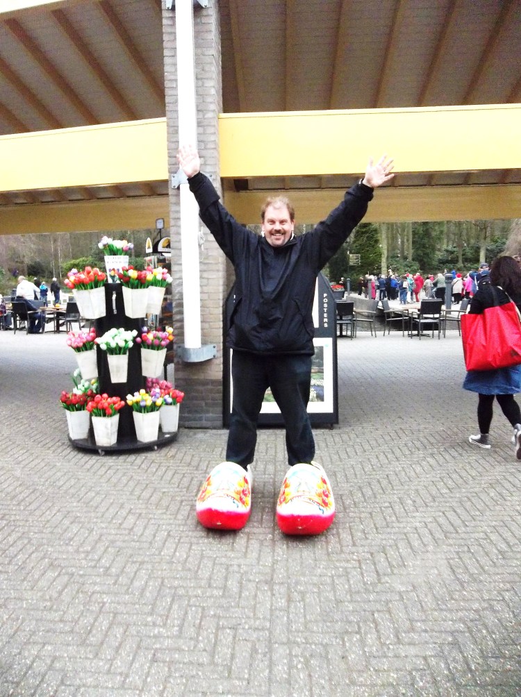 My feet in the Netherlands