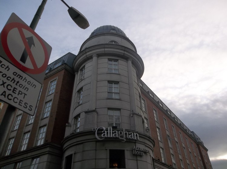 Our resting place in Dublin.