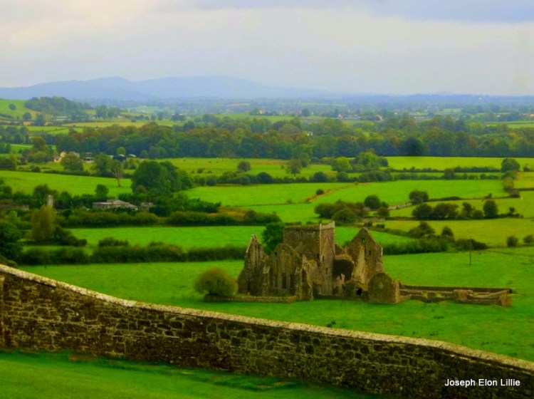 Ancient Monastery seen from the Rock Of Cashel near Tipperary