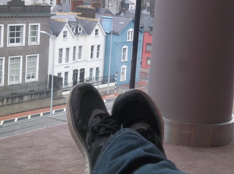 My feet over Cork.
