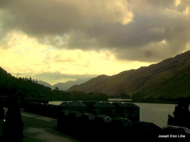 The Sky over the mountains of Connemara and the lake called Pol A Cappel