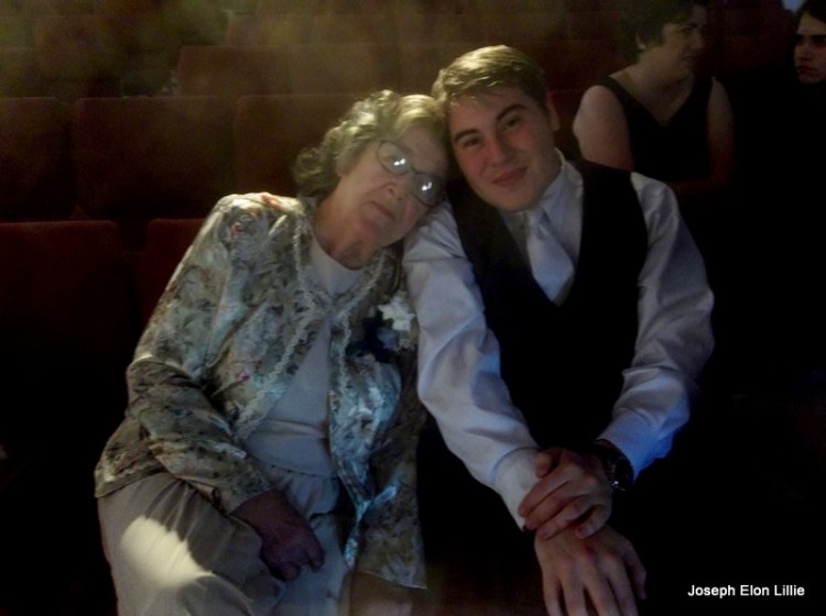 Joe and Gramma Lillie after the wedding.