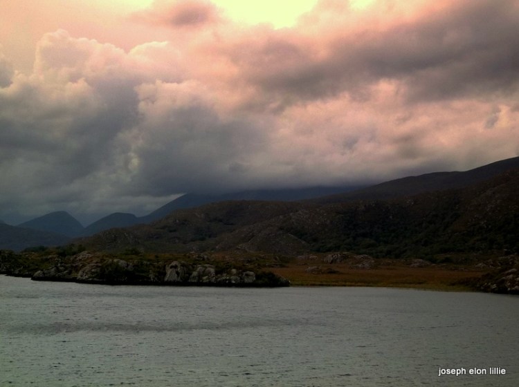 Thunderheads over the Lower Lake, Killarney