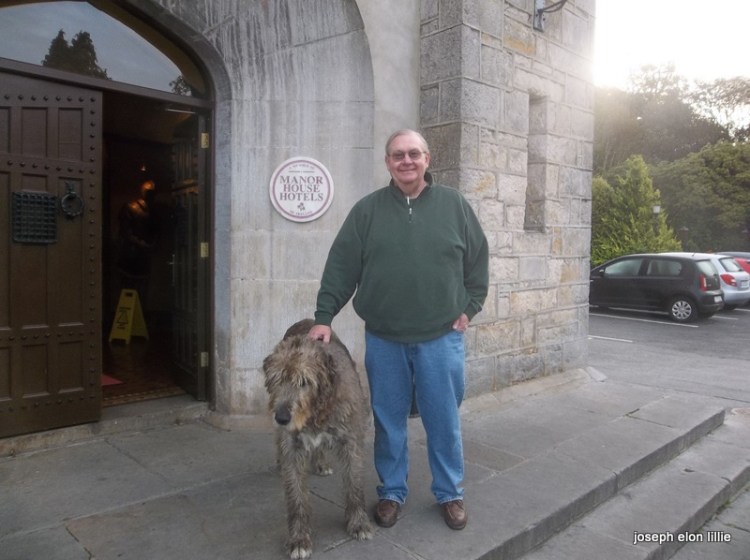 The doorway to Cabras Castle