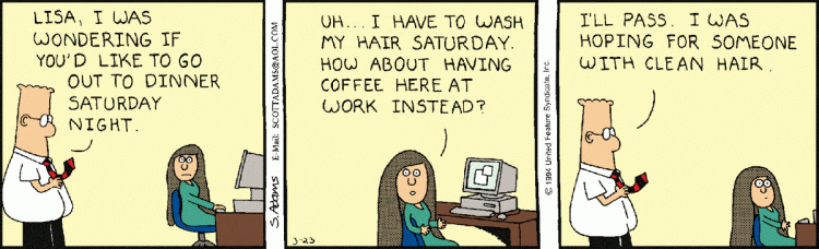 Morning Story and Dilbert