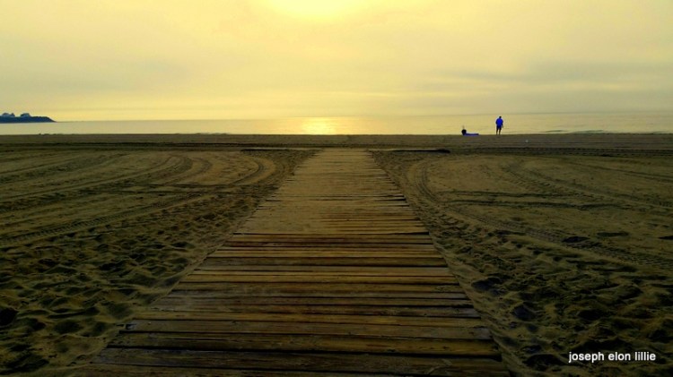 Off the boardwalk to Hampton Beach NH