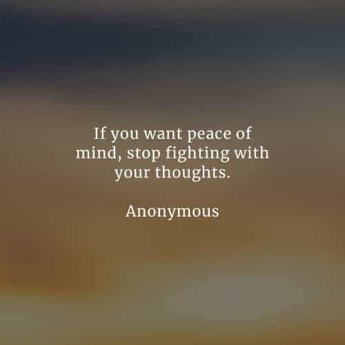 50 Peace of mind quotes that'll help you acquire inner peace