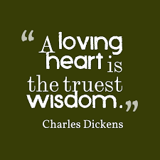 Charles Dickens quote about love.
